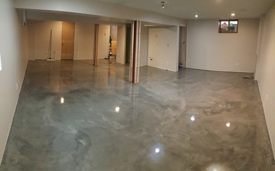 epoxy floor, minnesota concrete overlay, floor, microtopping, stained concrete floor