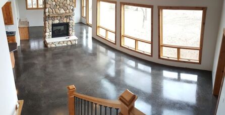 Concrete Polishing by Master Concrete Company, Stained Concrete Floor