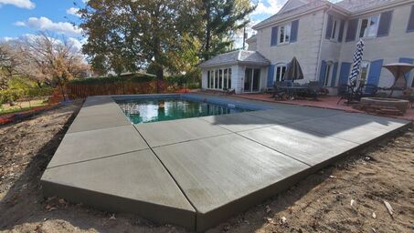 Concrete Pool Deck Company, Pool Deck Contractor, Stamped Concrete Pool Deck, Pool Deck Blaine