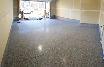 Epoxy Garage Floor Coating, Polyaspartic, Polyurea Coating, Brooklyn Park MN, Master Concrete Company