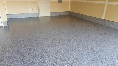 Epoxy Floor, Chip Floor, Coating, Garage Floor Coatings by Master Concrete Company, North Oaks Minnesota