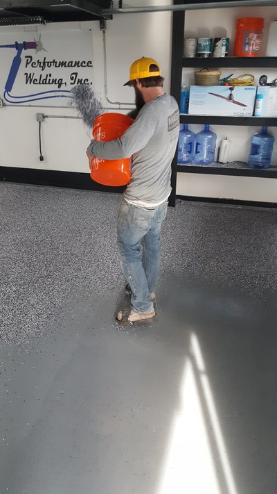 epoxy floors, epoxy coating, garage floor, polyaspartic, chip floor, Plymouth MN