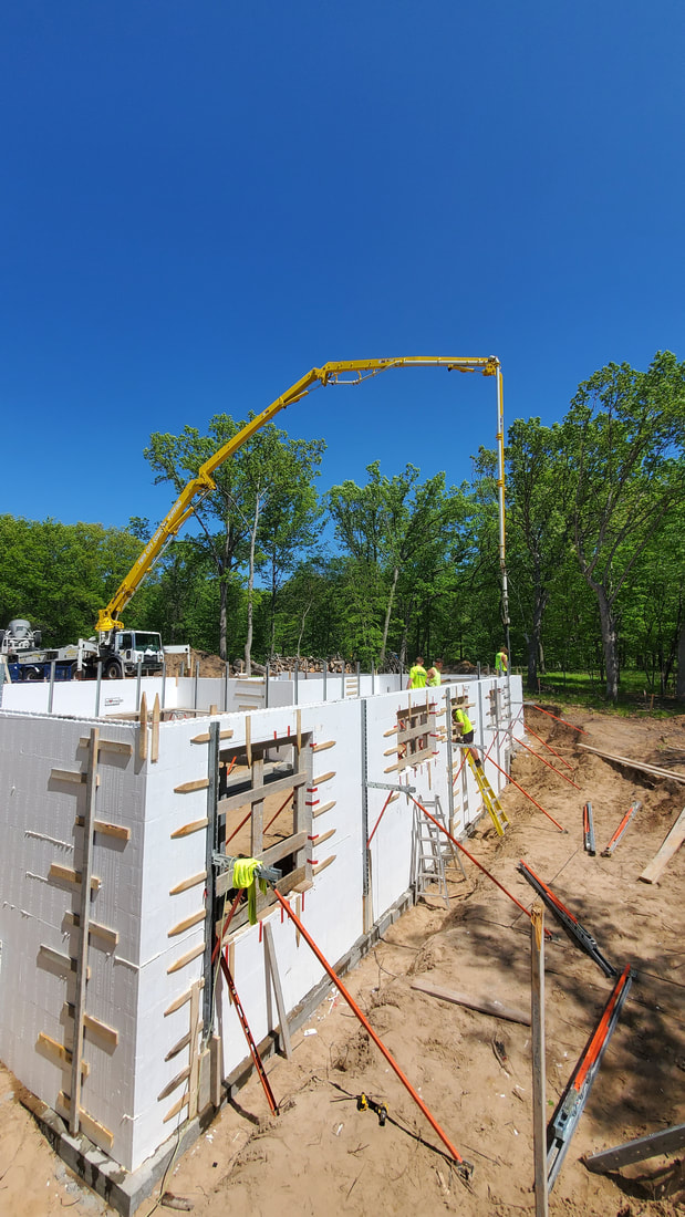 ICF Concrete Contractor, ICF Foundations, Concrete Footings, Foundations, Flatwork