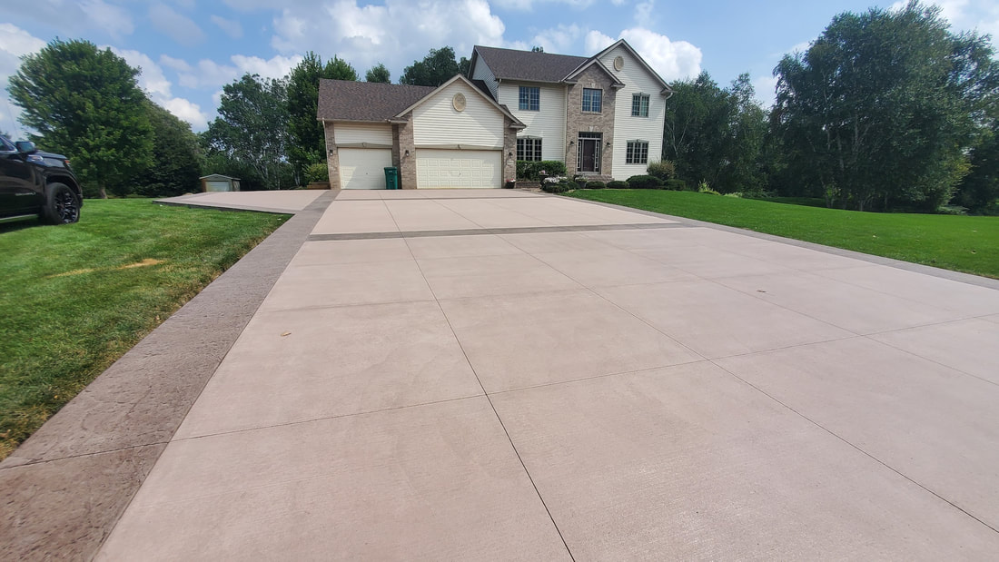 concrete driveway contractor, concrete driveway company, driveway company, ham lake, blaine, andover, anoka county, minnesota